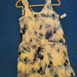 Old Navy Blue Tie-Dye Top